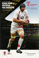 England v Pacific Islanders 2008 rugby  Programmes